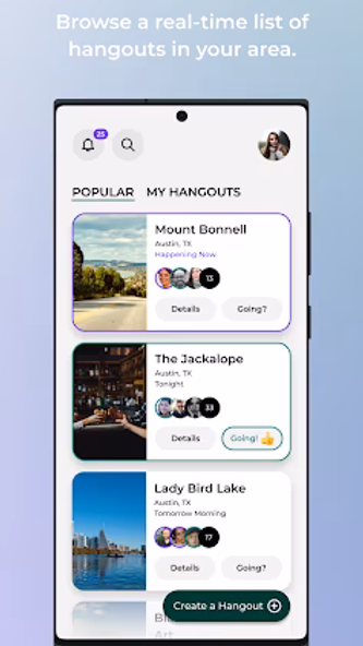 Vybe | The Going Out App Screenshot 1 - AppWisp.com Vybe | The Going Out App Screenshot 1 - AppWisp.com