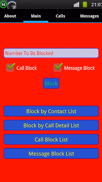 Call & Sms Blocker Screenshot 1 - AppWisp.com Call & Sms Blocker Screenshot 1 - AppWisp.com