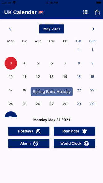 United Kingdom Calendar 2024 Screenshot 1 - AppWisp.com United Kingdom Calendar 2024 Screenshot 1 - AppWisp.com