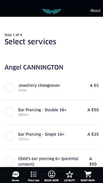 Angel Body Jewellery Screenshot 3 - AppWisp.com Angel Body Jewellery Screenshot 3 - AppWisp.com