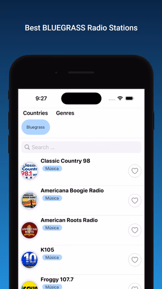 Bluegrass Radio Stations FM AM Screenshot 1 - AppWisp.com Bluegrass Radio Stations FM AM Screenshot 1 - AppWisp.com