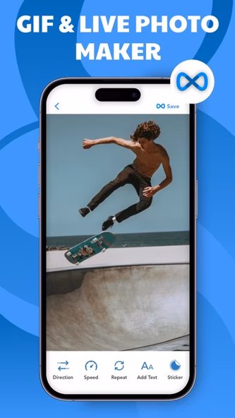 Loop Videos & GIF Maker Screenshot 1 - AppWisp.com Loop Videos & GIF Maker Screenshot 1 - AppWisp.com