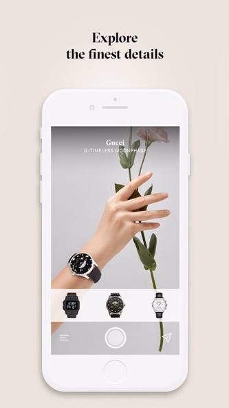 Wanna Watch: try watches in AR Screenshot 3 - AppWisp.com Wanna Watch: try watches in AR Screenshot 3 - AppWisp.com