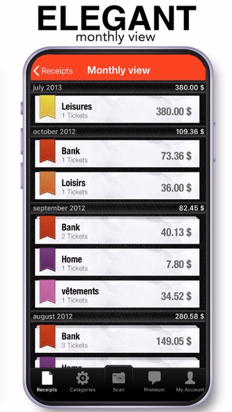 Scanner Receipt App ScanTicket Screenshot 3 - AppWisp.com Scanner Receipt App ScanTicket Screenshot 3 - AppWisp.com