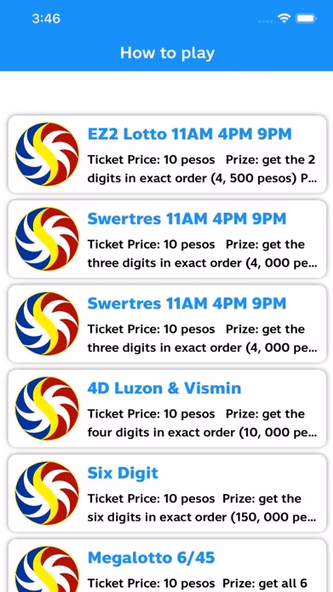 PCSO Lotto Results today Screenshot 4 - AppWisp.com PCSO Lotto Results today Screenshot 4 - AppWisp.com