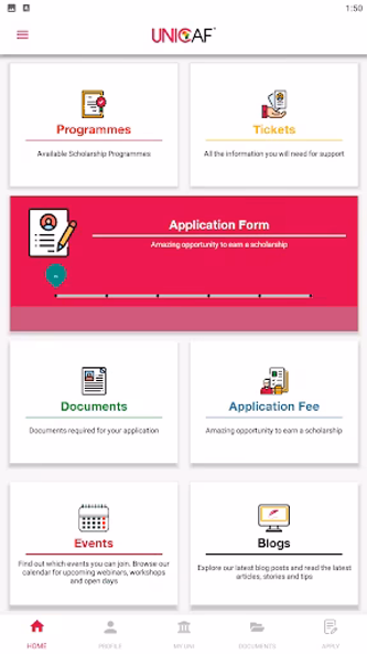 Unicaf Scholarships Screenshot 1 - AppWisp.com Unicaf Scholarships Screenshot 1 - AppWisp.com