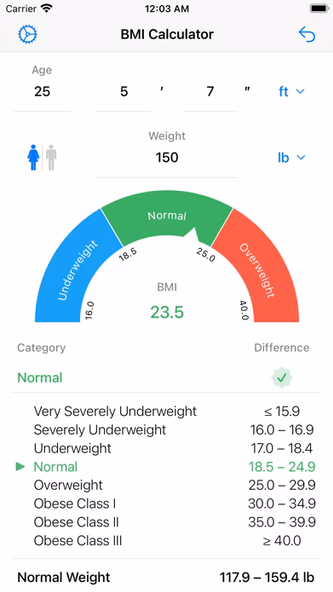 BMI Calculator – Weight Loss Screenshot 1 - AppWisp.com BMI Calculator – Weight Loss Screenshot 1 - AppWisp.com