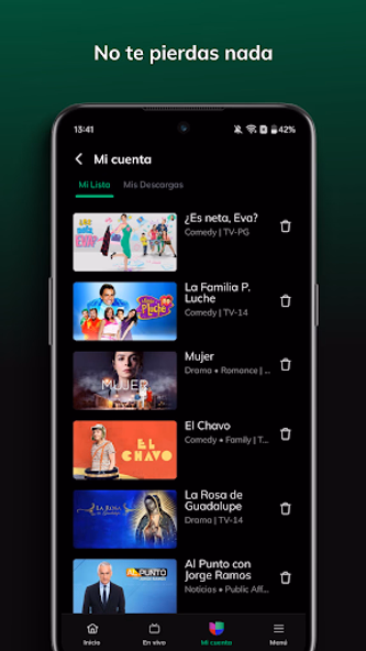Univision App: Stream TV Shows Screenshot 4 - AppWisp.com Univision App: Stream TV Shows Screenshot 4 - AppWisp.com