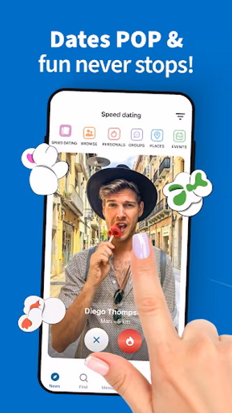 POPCORN: Flirt, Chat, Date Screenshot 1 - AppWisp.com POPCORN: Flirt, Chat, Date Screenshot 1 - AppWisp.com