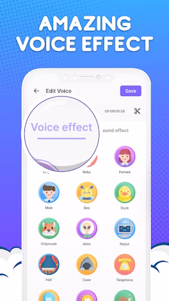 Voice Changer by Sound Effects Screenshot 2 - AppWisp.com Voice Changer by Sound Effects Screenshot 2 - AppWisp.com
