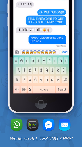 Symbolizer Fonts Keyboard with Fancy Emoji Symbols for Facebook and Instagram Screenshot 3 - AppWisp.com Symbolizer Fonts Keyboard with Fancy Emoji Symbols for Facebook and Instagram Screenshot 3 - AppWisp.com