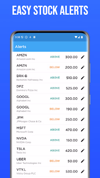 Stock Market Tracker Screenshot 2 - AppWisp.com Stock Market Tracker Screenshot 2 - AppWisp.com