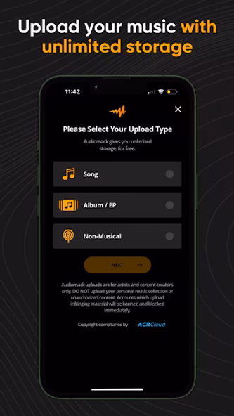 Audiomack Creator-Upload Music Screenshot 1 - AppWisp.com Audiomack Creator-Upload Music Screenshot 1 - AppWisp.com