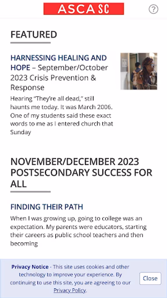 ASCA School Counselor Screenshot 2 - AppWisp.com