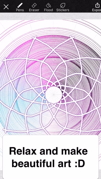 Mandala Maker: symmetry doodle Screenshot 1 - AppWisp.com Mandala Maker: symmetry doodle Screenshot 1 - AppWisp.com
