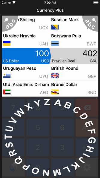 Currency Plus Exchange Rate Screenshot 2 - AppWisp.com Currency Plus Exchange Rate Screenshot 2 - AppWisp.com