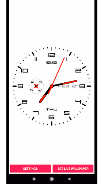 Clock Live Wallpaper Screenshot 4 - AppWisp.com Clock Live Wallpaper Screenshot 4 - AppWisp.com