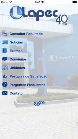 Lapec Laboratório Screenshot 1 - AppWisp.com Lapec Laboratório Screenshot 1 - AppWisp.com