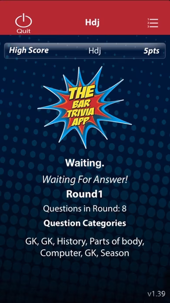 THEBarTriviaApp Screenshot 4 - AppWisp.com THEBarTriviaApp Screenshot 4 - AppWisp.com