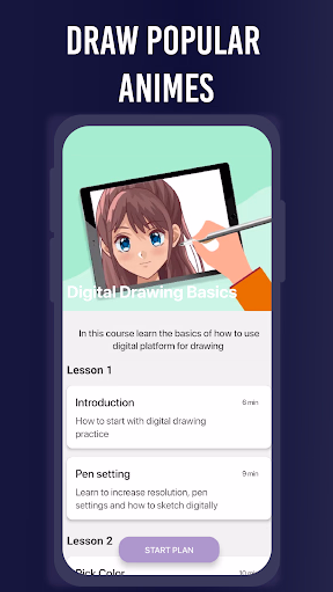 Learn To Draw Anime App Screenshot 2 - AppWisp.com Learn To Draw Anime App Screenshot 2 - AppWisp.com