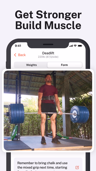 StrongLifts Weight Lifting Log Screenshot 2 - AppWisp.com