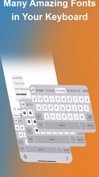 Font Keyboard Screenshot 1 - AppWisp.com Font Keyboard Screenshot 1 - AppWisp.com