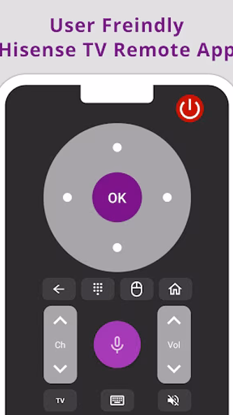 Hisense TV Remote Screenshot 1 - AppWisp.com Hisense TV Remote Screenshot 1 - AppWisp.com