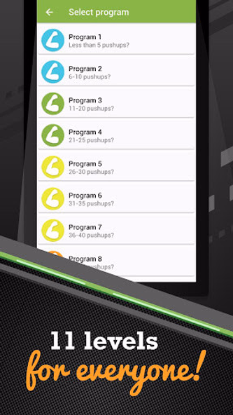 100 Pushups workout BeStronger Screenshot 2 - AppWisp.com