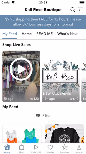 Kali Rose Boutique Screenshot 2 - AppWisp.com Kali Rose Boutique Screenshot 2 - AppWisp.com