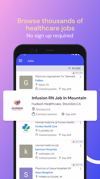 DirectShifts | Healthcare Jobs Screenshot 1 - AppWisp.com DirectShifts | Healthcare Jobs Screenshot 1 - AppWisp.com