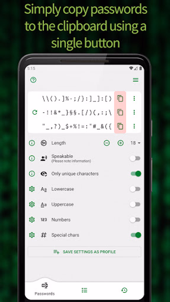 Password Generator: UltraPass Screenshot 2 - AppWisp.com Password Generator: UltraPass Screenshot 2 - AppWisp.com