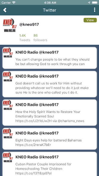 KNEO 91.7fm Screenshot 3 - AppWisp.com KNEO 91.7fm Screenshot 3 - AppWisp.com