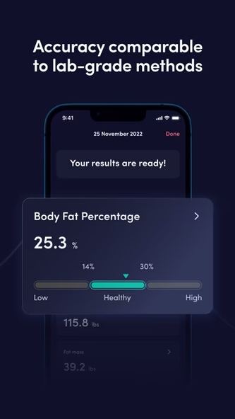 Spren Body Composition Scanner Screenshot 2 - AppWisp.com Spren Body Composition Scanner Screenshot 2 - AppWisp.com