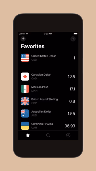 Currency Converter ‧ Screenshot 4 - AppWisp.com Currency Converter ‧ Screenshot 4 - AppWisp.com