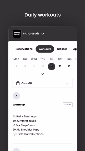 PFC CrossFit Screenshot 4 - AppWisp.com PFC CrossFit Screenshot 4 - AppWisp.com