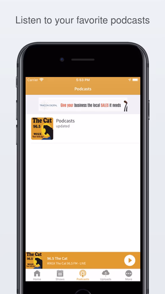 96.5 The Cat Screenshot 4 - AppWisp.com 96.5 The Cat Screenshot 4 - AppWisp.com