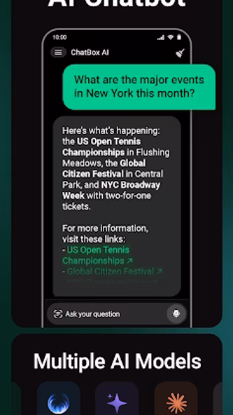 ChatBox: AI Chat Bot Assistant Screenshot 2 - AppWisp.com ChatBox: AI Chat Bot Assistant Screenshot 2 - AppWisp.com
