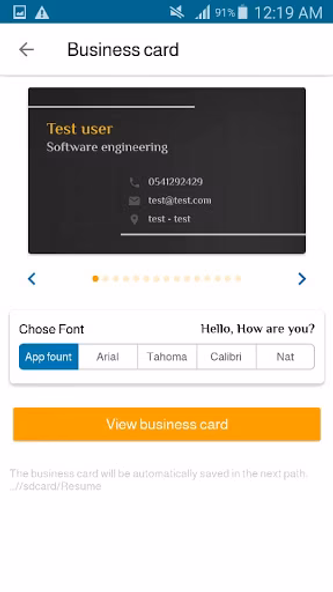 Resume - CV Editor Screenshot 4 - AppWisp.com Resume - CV Editor Screenshot 4 - AppWisp.com