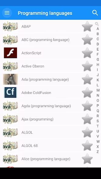 Programming languages Screenshot 1 - AppWisp.com Programming languages Screenshot 1 - AppWisp.com