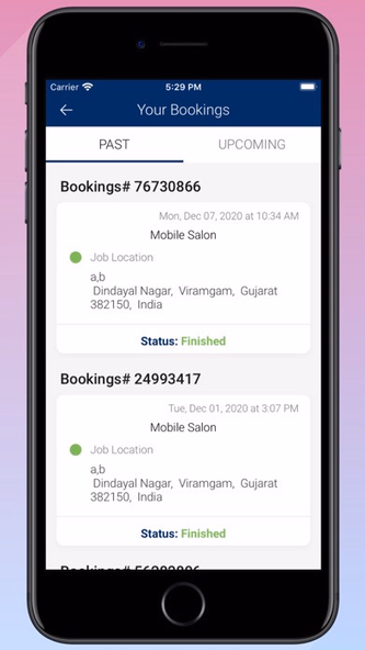 Mobile Hair Salon Customer Screenshot 4 - AppWisp.com Mobile Hair Salon Customer Screenshot 4 - AppWisp.com