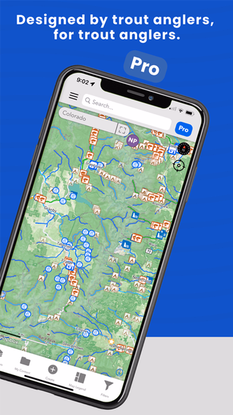 TroutRoutes: Fly Fishing App Screenshot 2 - AppWisp.com TroutRoutes: Fly Fishing App Screenshot 2 - AppWisp.com