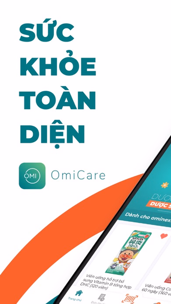 OmiCare - Sức khỏe toàn diện Screenshot 1 - AppWisp.com OmiCare - Sức khỏe toàn diện Screenshot 1 - AppWisp.com