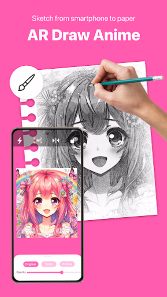 Draw Anime Sketch: AR Draw Screenshot 1 - AppWisp.com Draw Anime Sketch: AR Draw Screenshot 1 - AppWisp.com