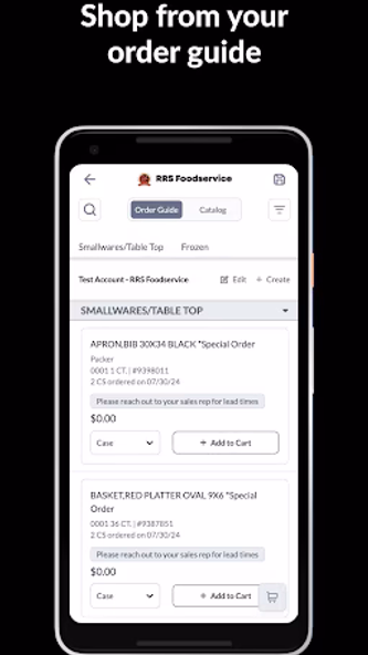 RRS Foodservice Screenshot 2 - AppWisp.com RRS Foodservice Screenshot 2 - AppWisp.com