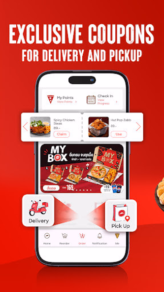 PizzaHut Thailand Screenshot 3 - AppWisp.com PizzaHut Thailand Screenshot 3 - AppWisp.com