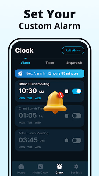 Digital Clock - Alarm Clock Screenshot 3 - AppWisp.com Digital Clock - Alarm Clock Screenshot 3 - AppWisp.com