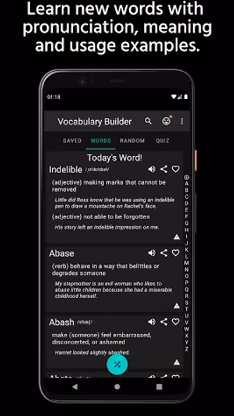 Vocabulary Builder: Daily Word Screenshot 1 - AppWisp.com Vocabulary Builder: Daily Word Screenshot 1 - AppWisp.com