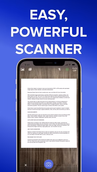 Simply Scan Scanner PDF Editor Screenshot 1 - AppWisp.com Simply Scan Scanner PDF Editor Screenshot 1 - AppWisp.com