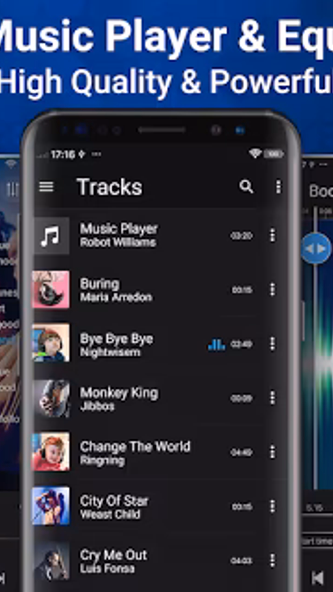Music Player With Equalizer Screenshot 1 - AppWisp.com Music Player With Equalizer Screenshot 1 - AppWisp.com