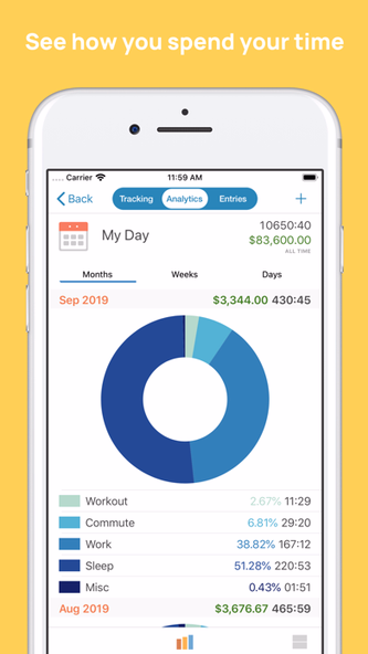 Tracker 2Go. Time Tracker Screenshot 1 - AppWisp.com Tracker 2Go. Time Tracker Screenshot 1 - AppWisp.com